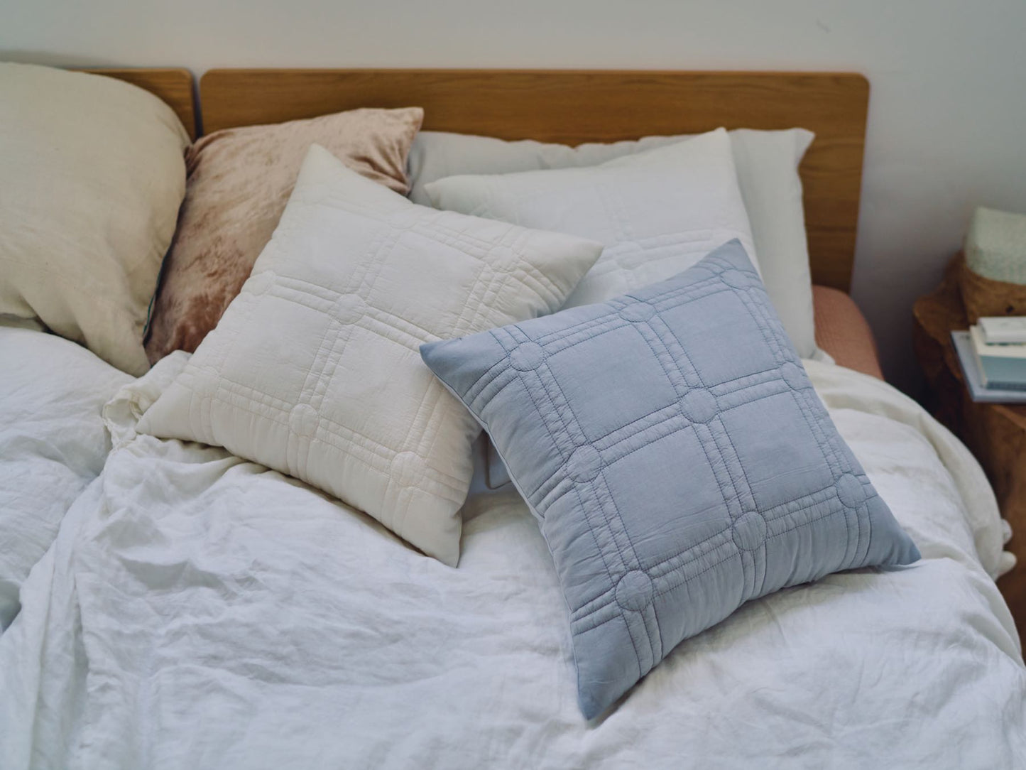 オリジナル・キルティングクッションカバー Sommelle