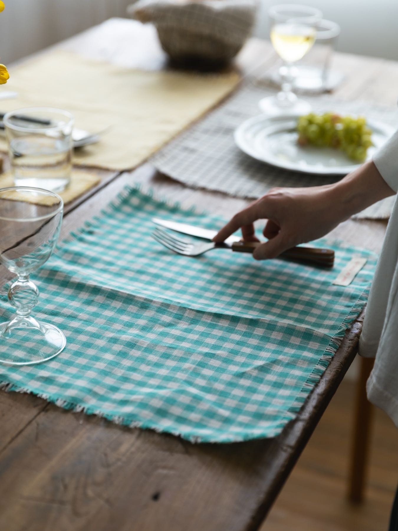 fog linen work × Orné de Feuilles プレースマット｜コースター