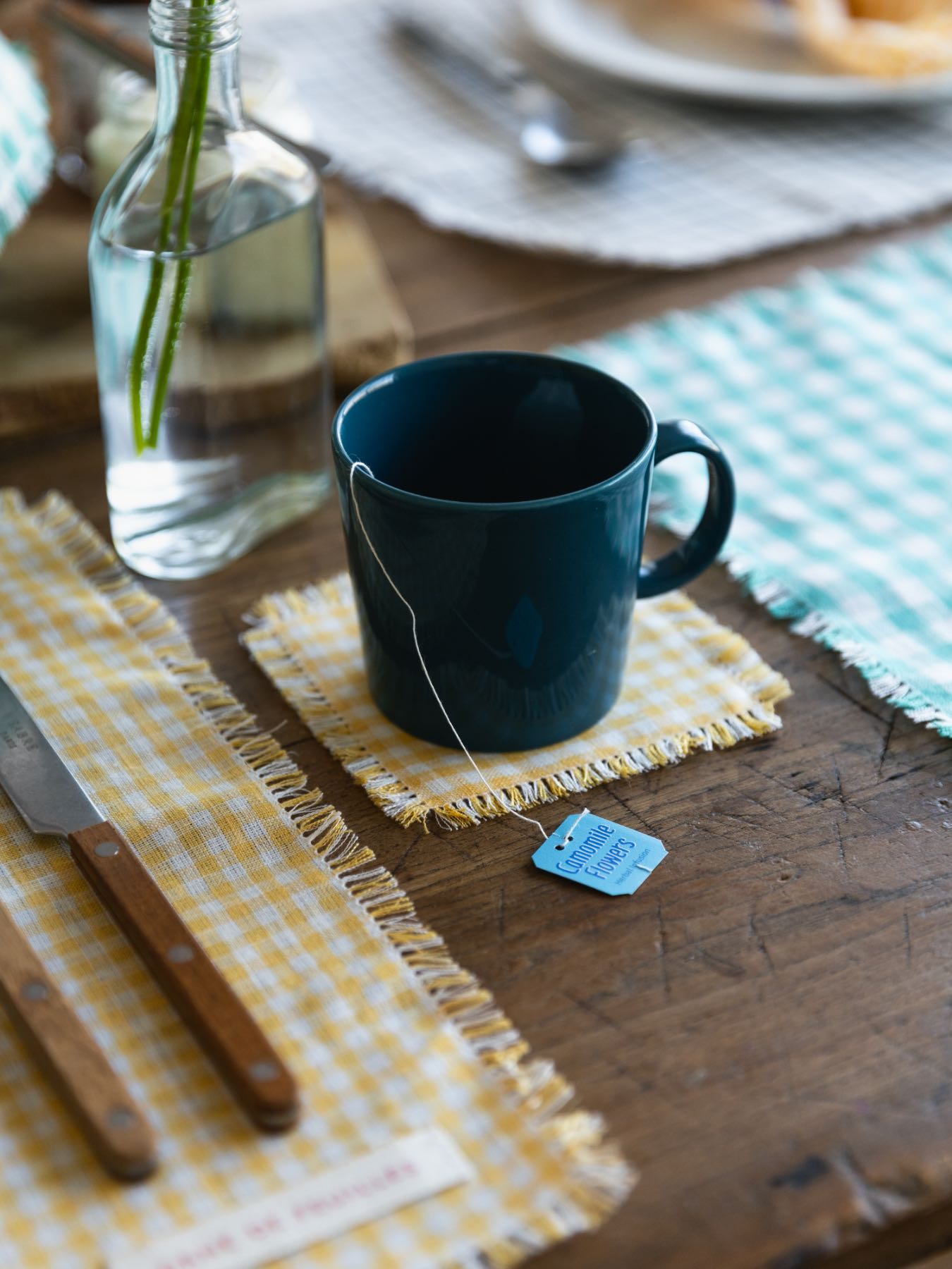 fog linen work × Orné de Feuilles コースター｜コースター・マット