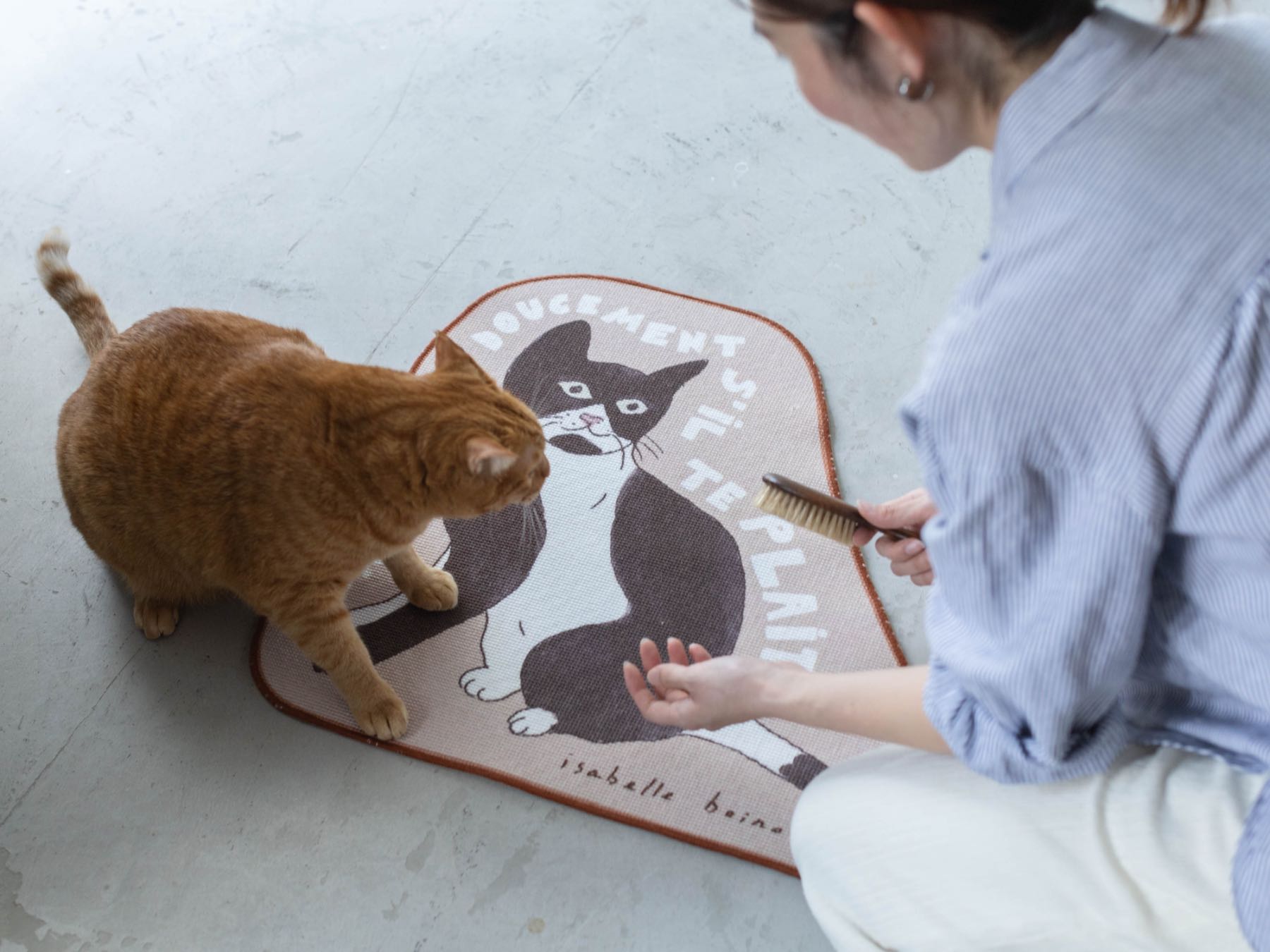 isabelle boinot × Orneko ケアマット（62×59cm）｜オルネコ