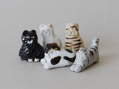 幸生窯 ネコのフェーブ 5点セット（別注）