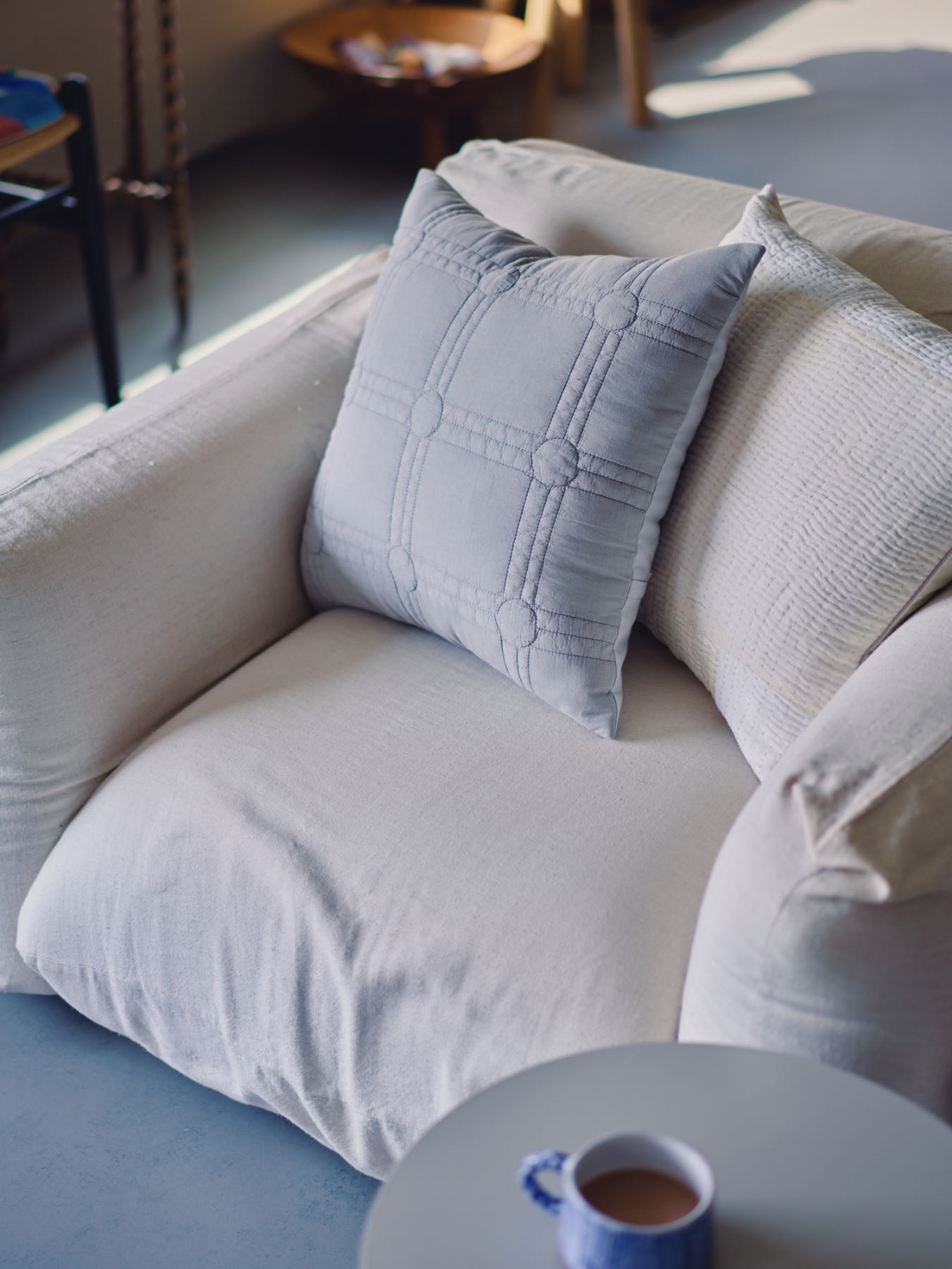 オリジナル・キルティングクッションカバー Sommelle