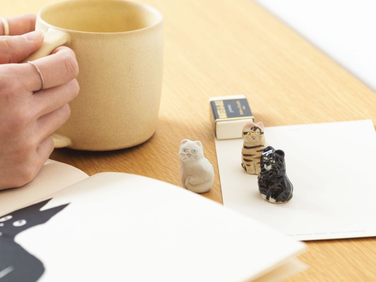 幸生窯 ネコのフェーブ 5点セット（別注）