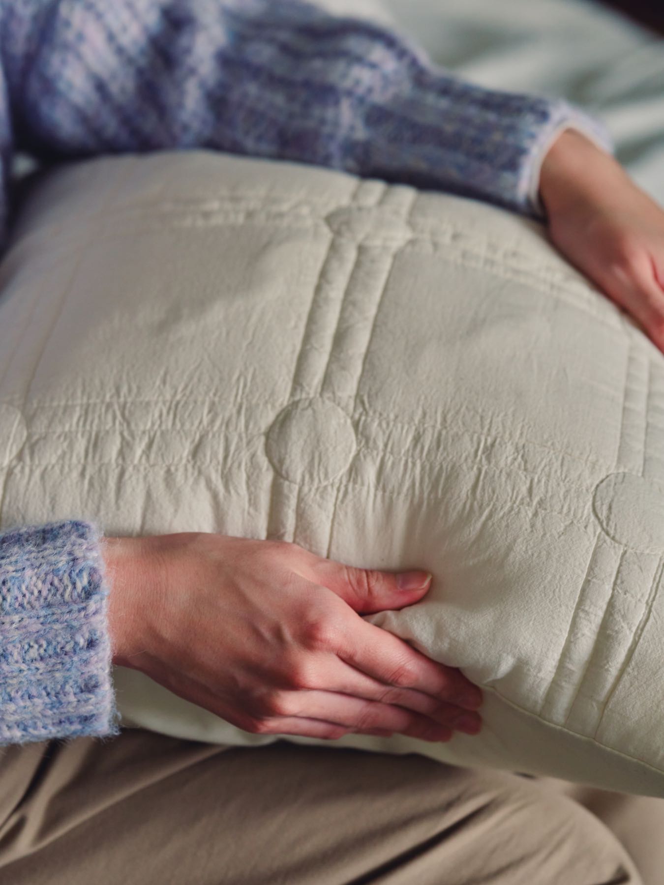 オリジナル・キルティングクッションカバー Sommelle