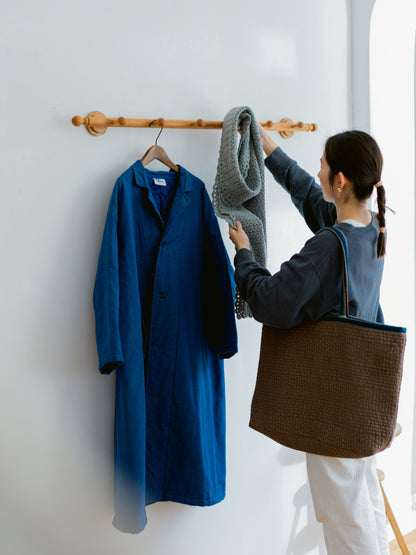 オリジナル・壁掛けコートラック／6フック