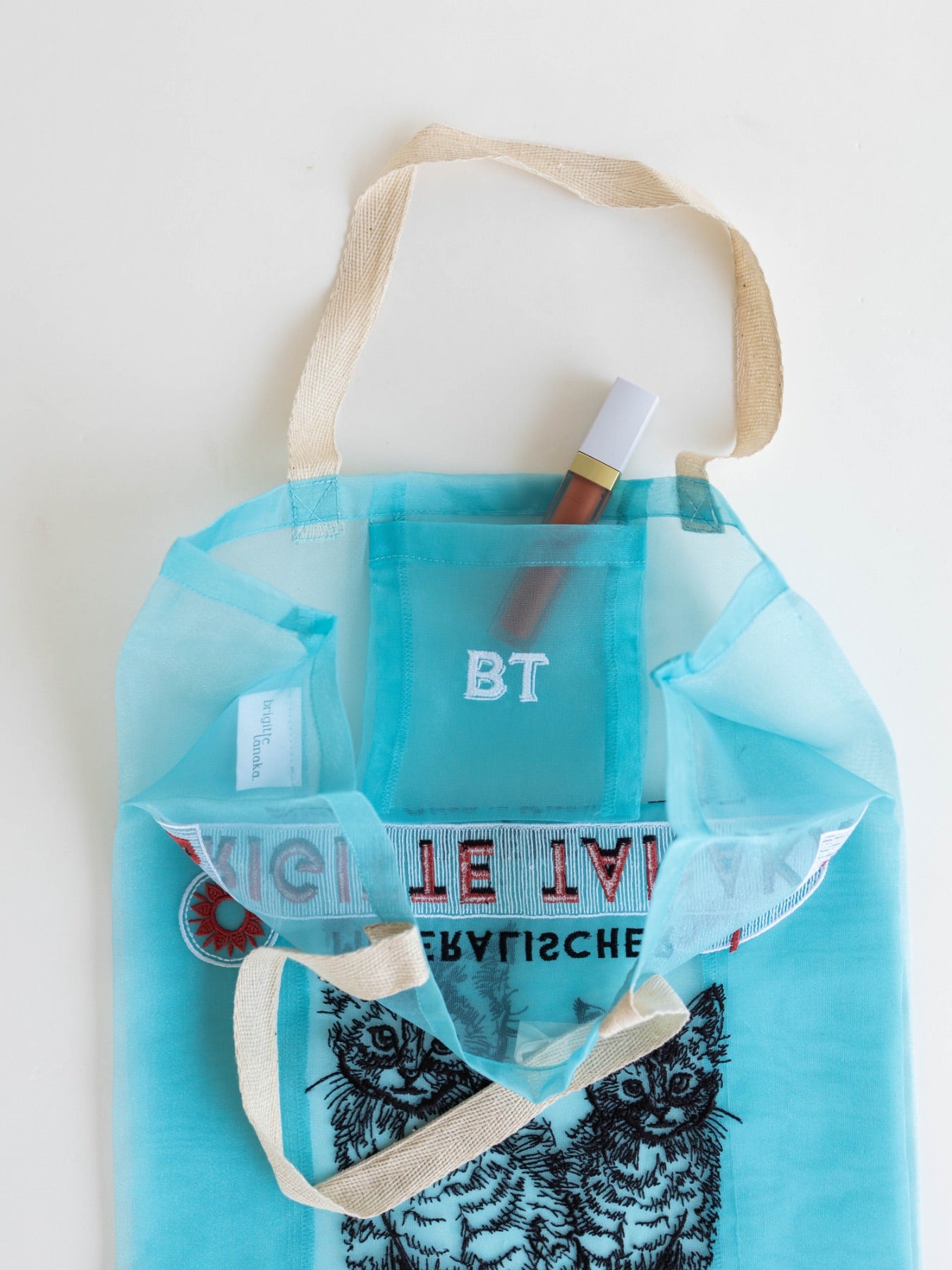 PARIS エコバッグ Brigitte Tanaka BRIGITTE TANAKA｜刺繍 トートバッグ / エコバッグ “SAC” bt-mo
