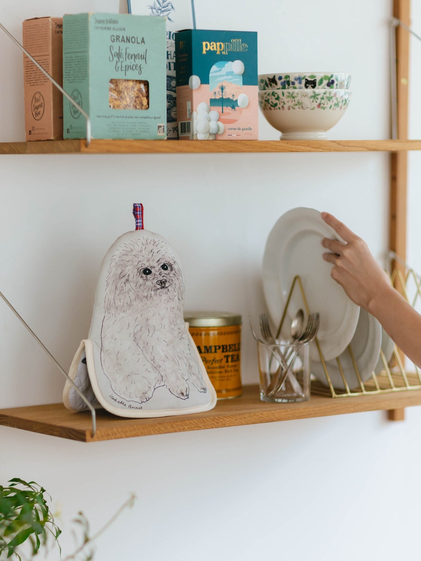 isabelle boinot × Orné de Feuilles ポットカバー｜ポット・ポット