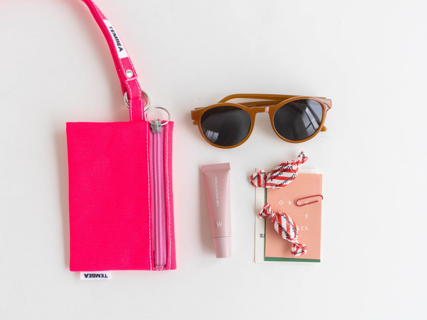 TEMBEA FLAT POUCH SMALL／NEON