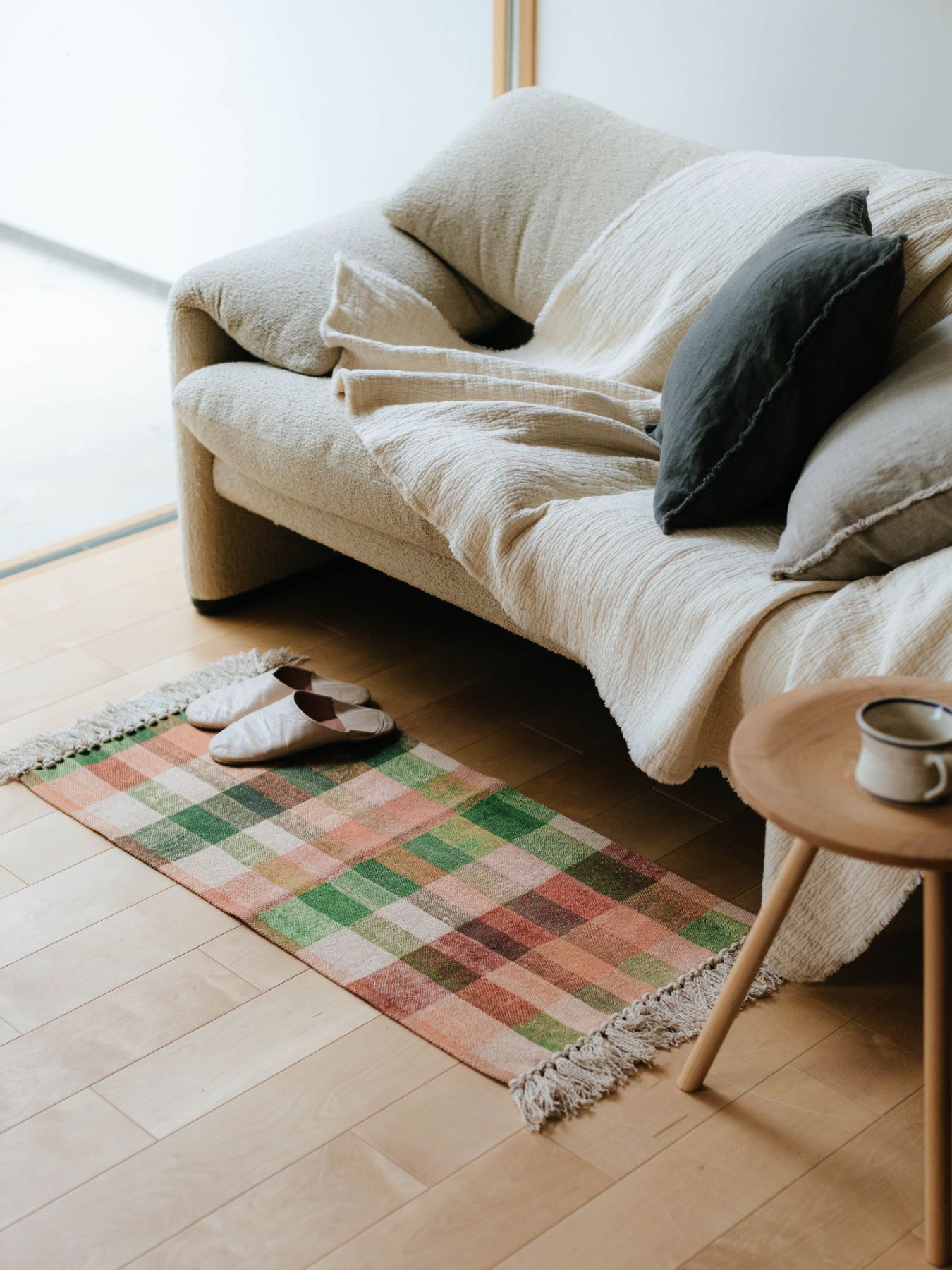 オルネドフォイユ　オリジナル・ハイクプリントラグ（140×200cm）　ハイク オリジナル・ハイクプリントラグ（140×200cm）｜ラグ｜オルネ ド