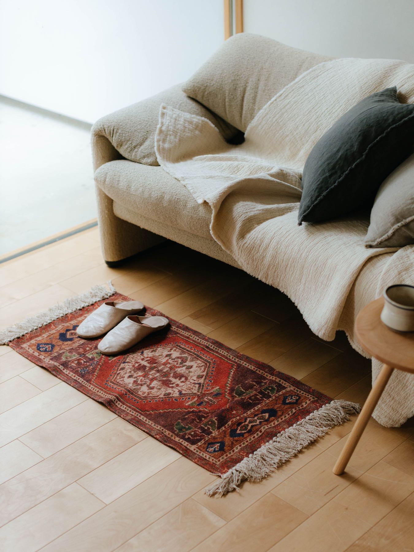 オリジナル・ヴィンテージラグ柄プリントマット｜マット｜オルネ ド