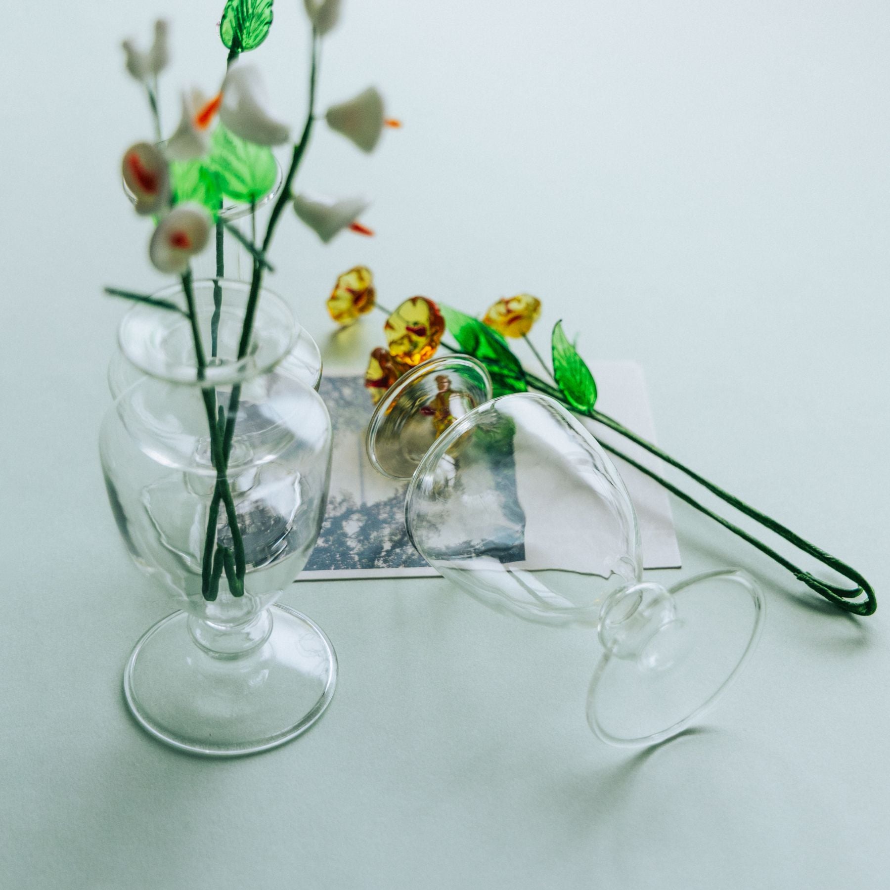 MINI VASE ミニベース／CLEAR｜フラワーベース｜オルネ ド フォイユ