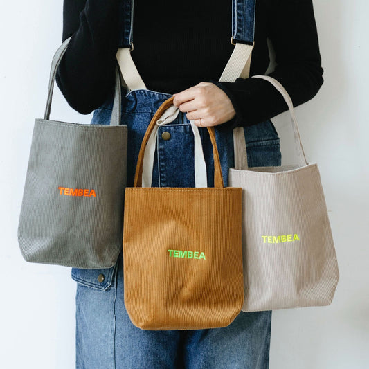 TEMBEA BAGUETTE TOTE MINI／CORDUROY