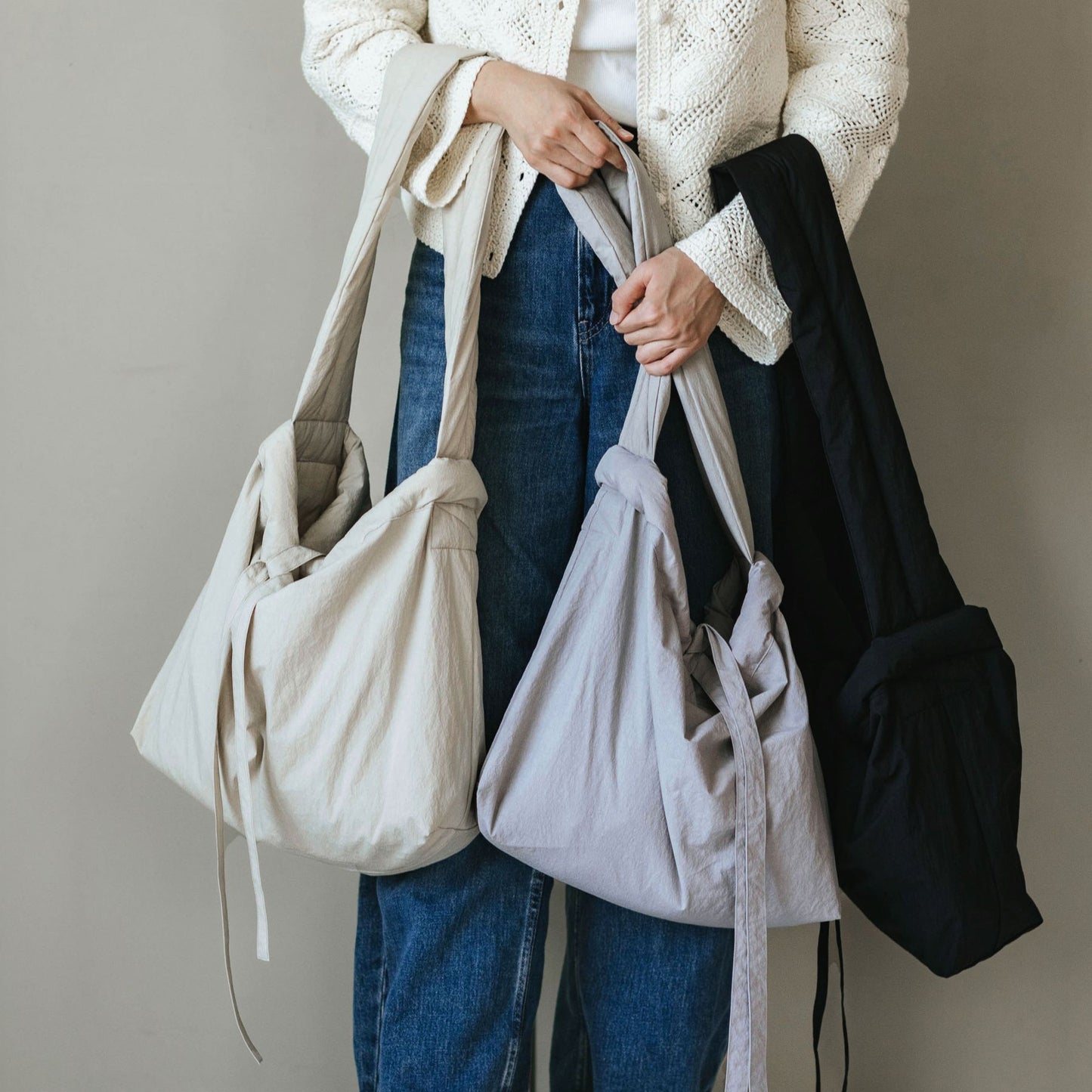 ne pense pas パフショルダーバッグ