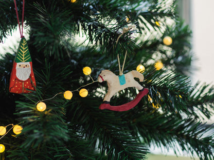 fog linen work ペーパーマッシュ ホリデーオーナメント