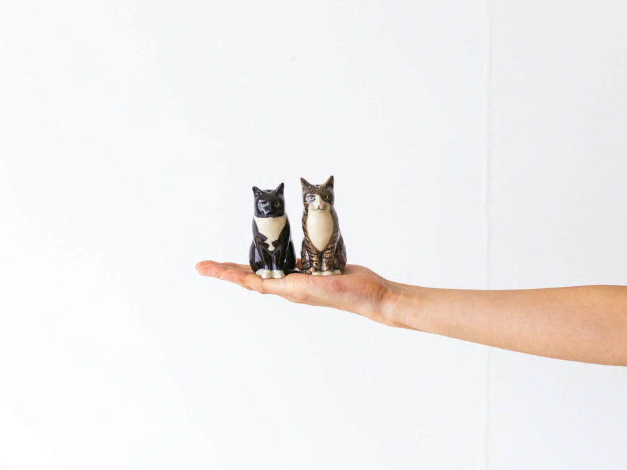 Quail Ceramics キャット・ソルト&ペッパーセット