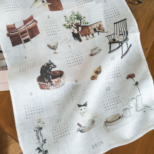 MISATO OGIHARA × fog linen work  2026 リネンカレンダ－