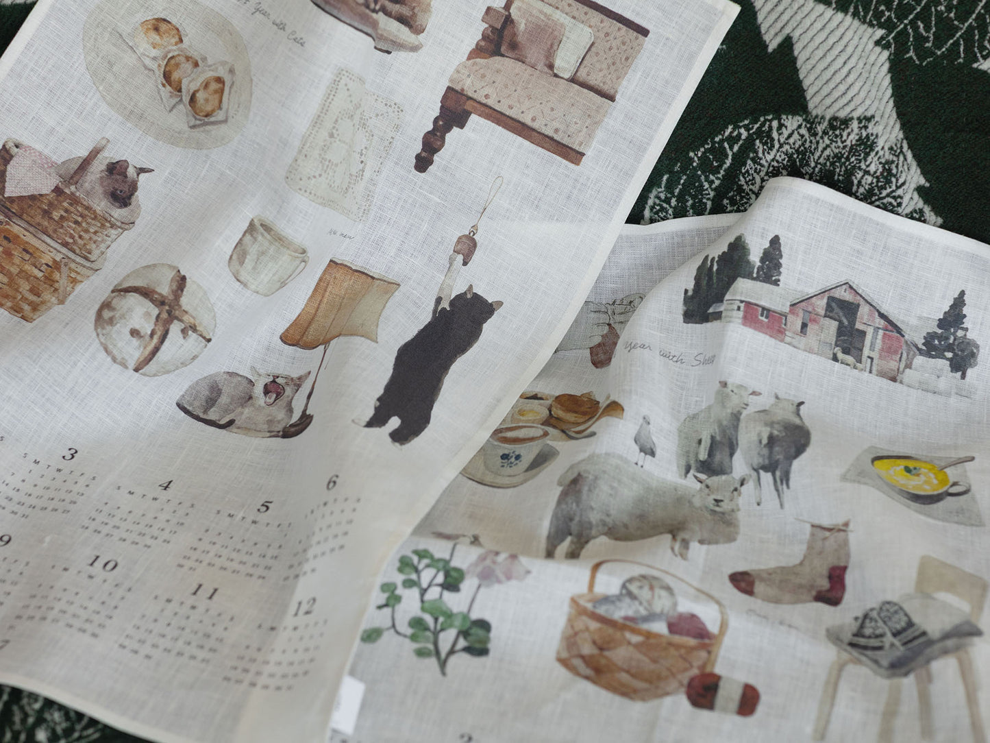 MISATO OGIHARA × fog linen work  2027 リネンカレンダ－