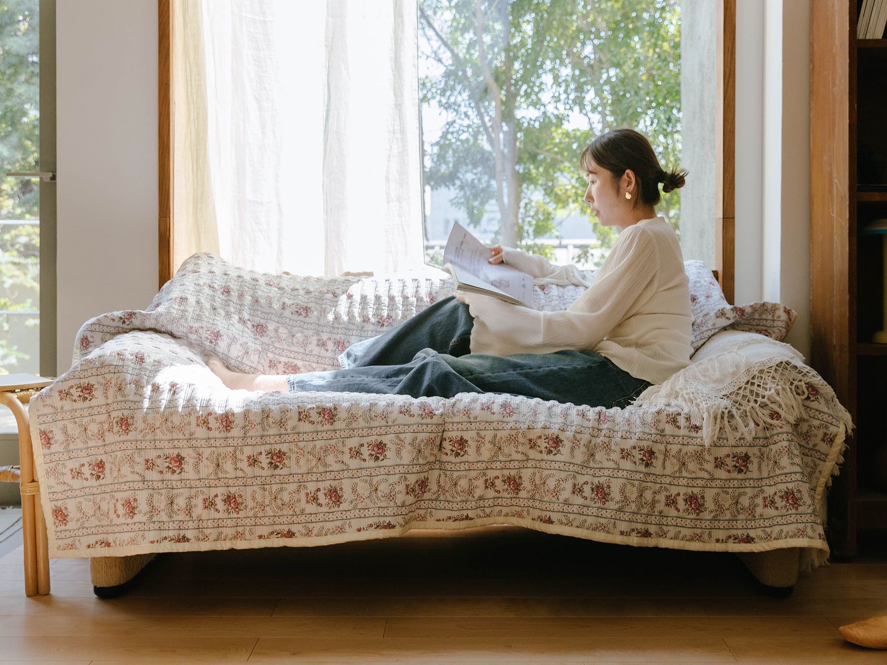 オリジナル・キルティングマルチカバー リバーシブル｜マルチカバー