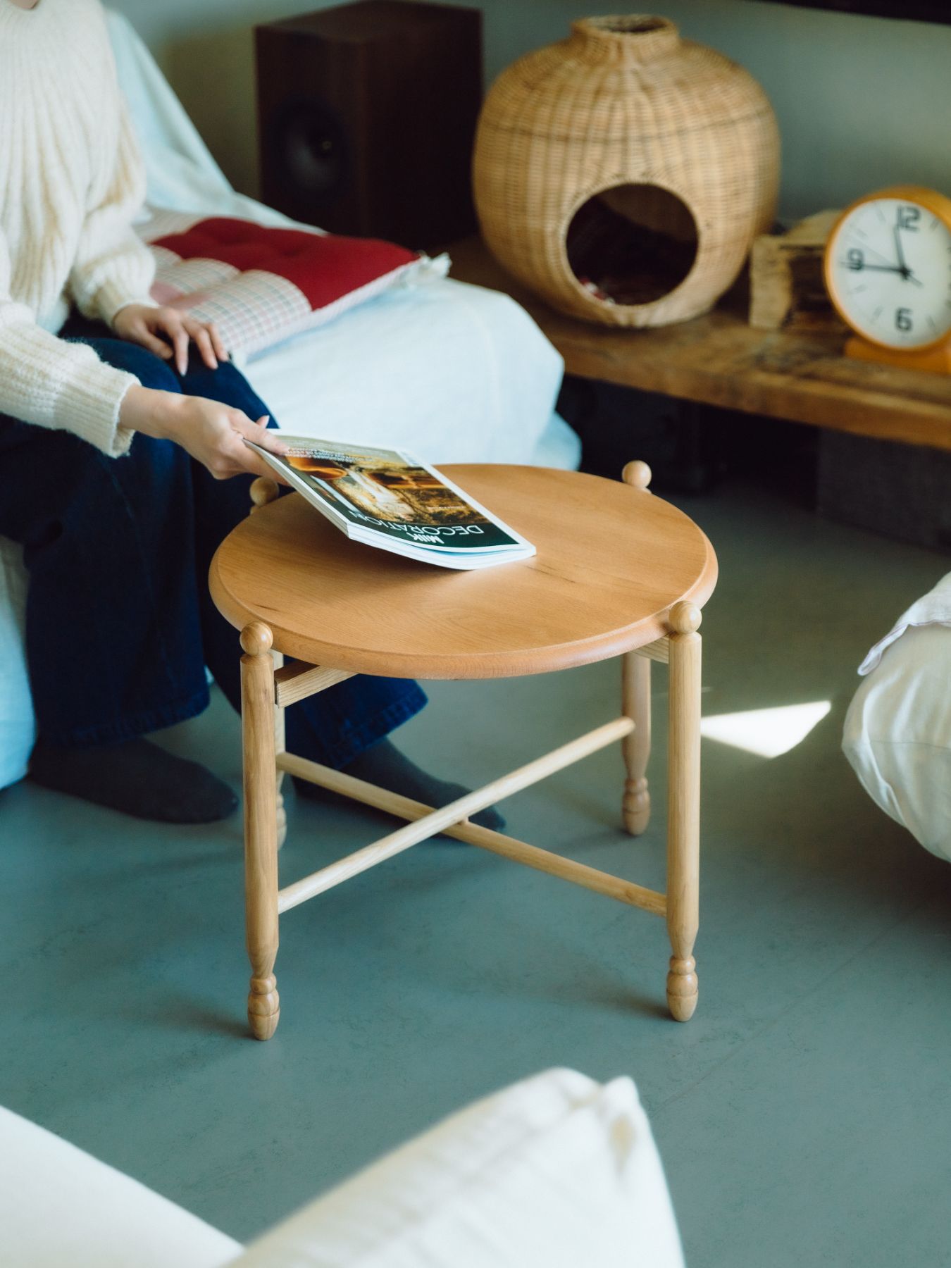 オリジナル・折りたたみ式コーヒーテーブル