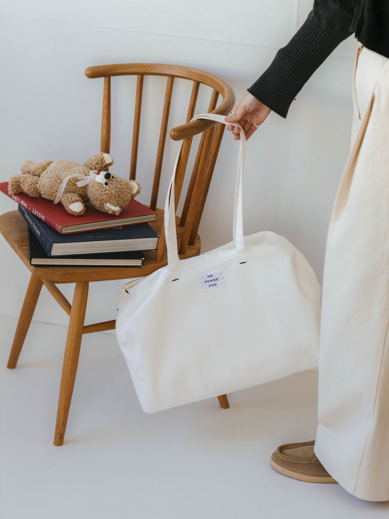 ne pense pas デニムボストンバッグ｜バッグ｜オルネ ド フォイユ公式