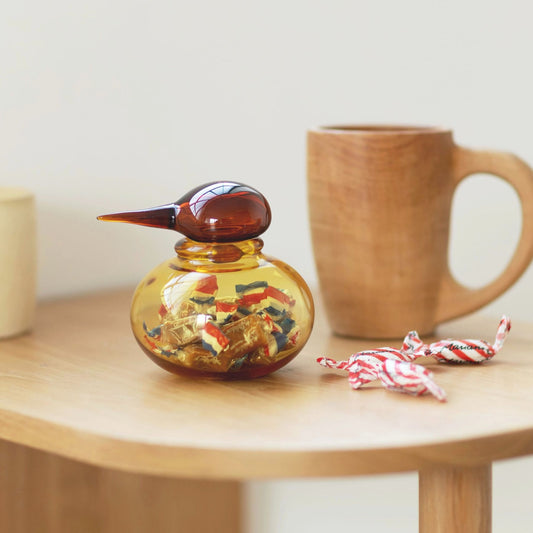 ガラスジャー バード