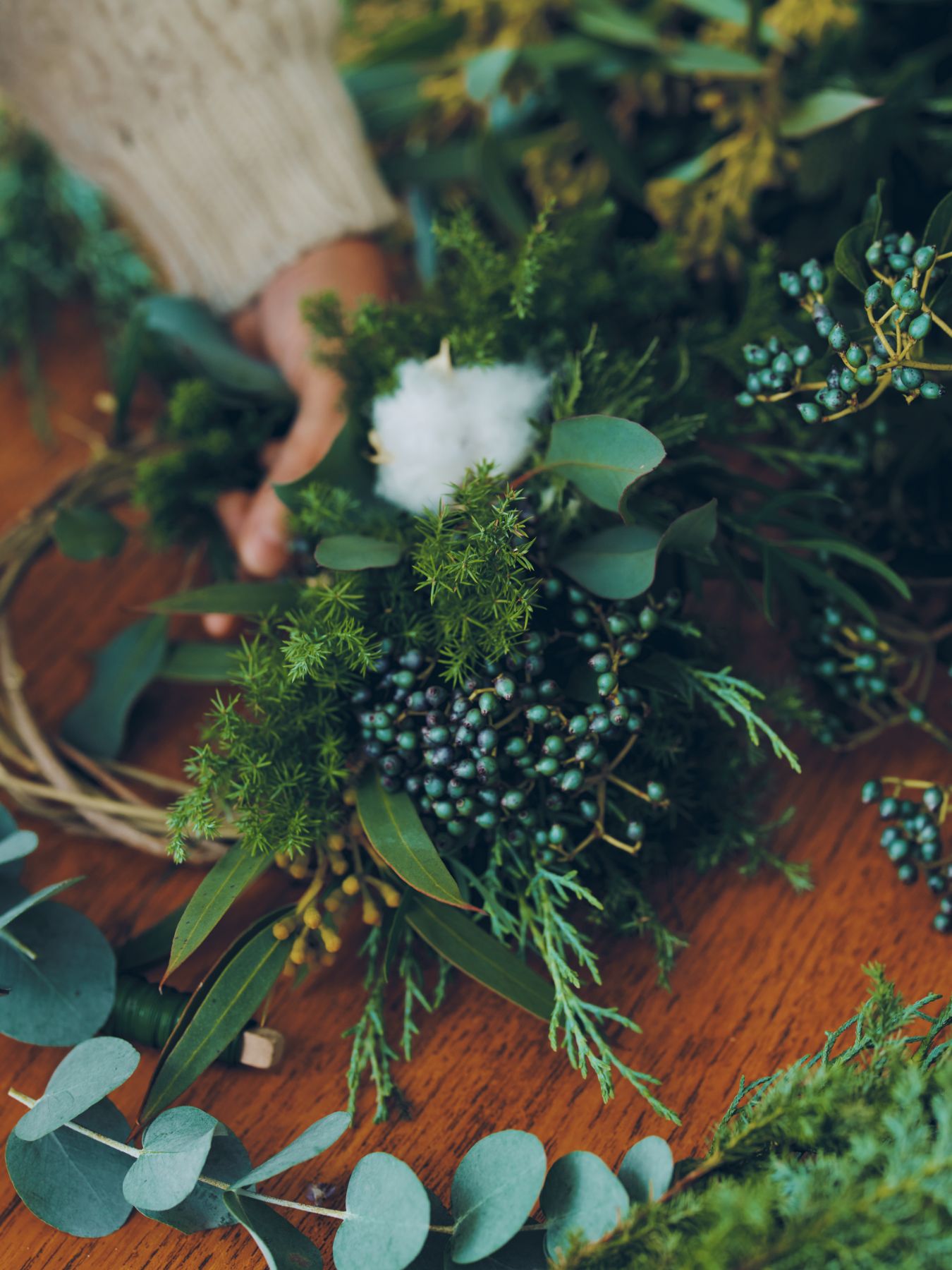 受注販売】la.montagne クリスマスリース｜壁飾り・ウォールデコ