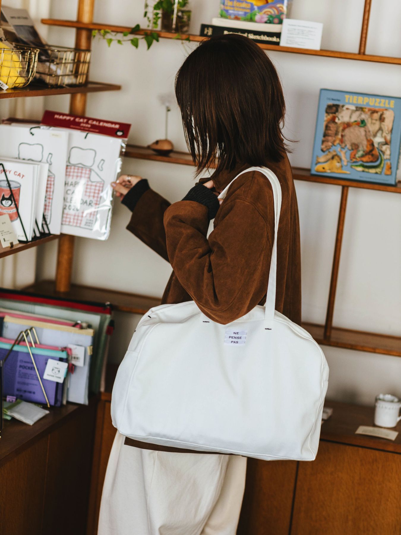 ne pense pas デニムボストンバッグ｜バッグ｜オルネ ド フォイユ公式