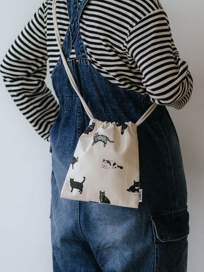 巾着ポシェット