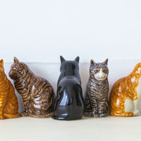 Quail Ceramics キャット・ソルト&ペッパーセット – Orné de Feuilles