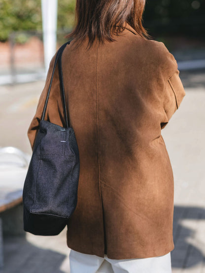 ne pense pas デニムボストンバッグ