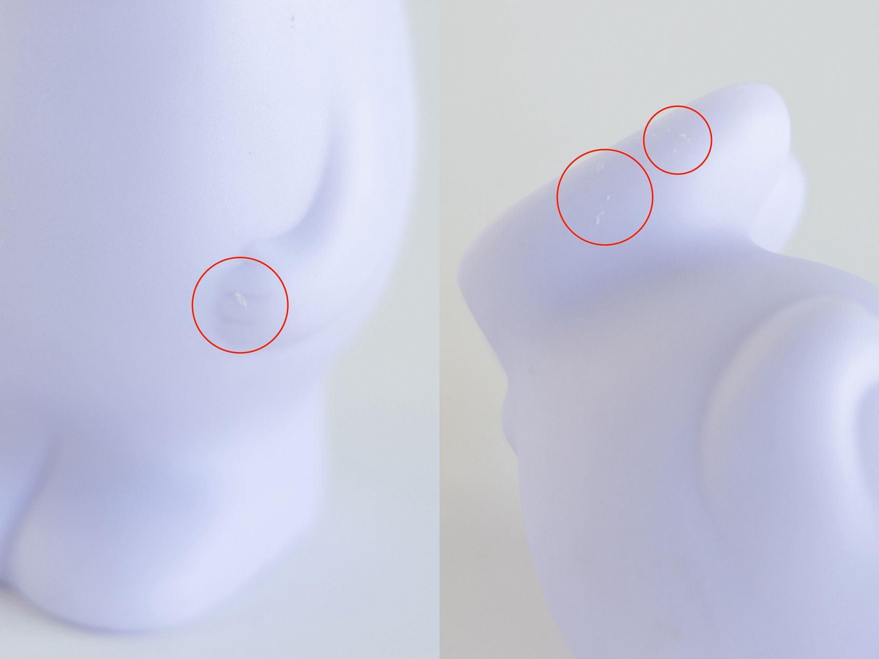 一部ハンドペイントのため、ペイントのハネなどが見られます。