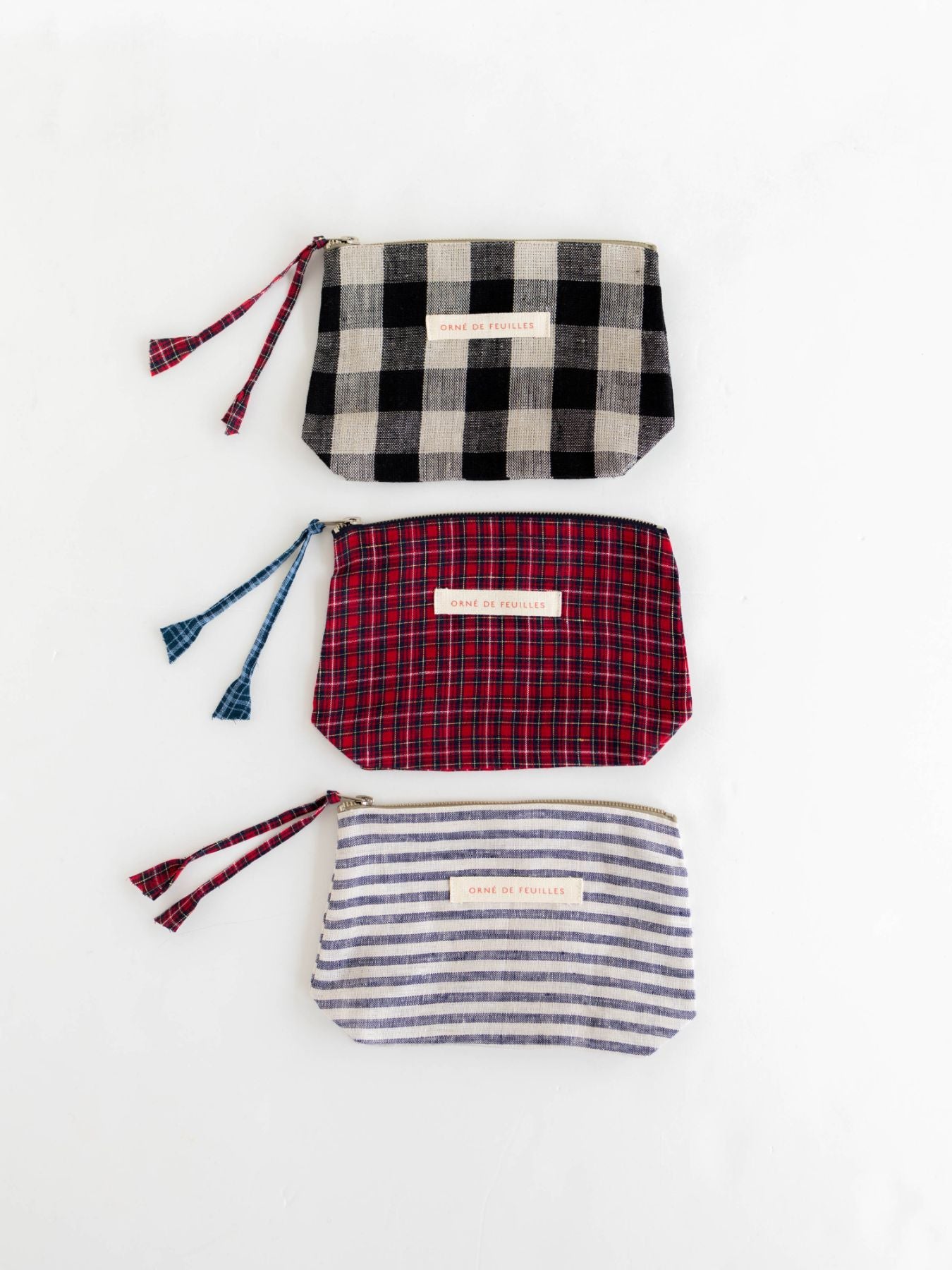 ORNÉ DE FEUILLES
クッション付きラタンチェア fog linen work × Orné de Feuilles ポーチ｜ファッション・小物
