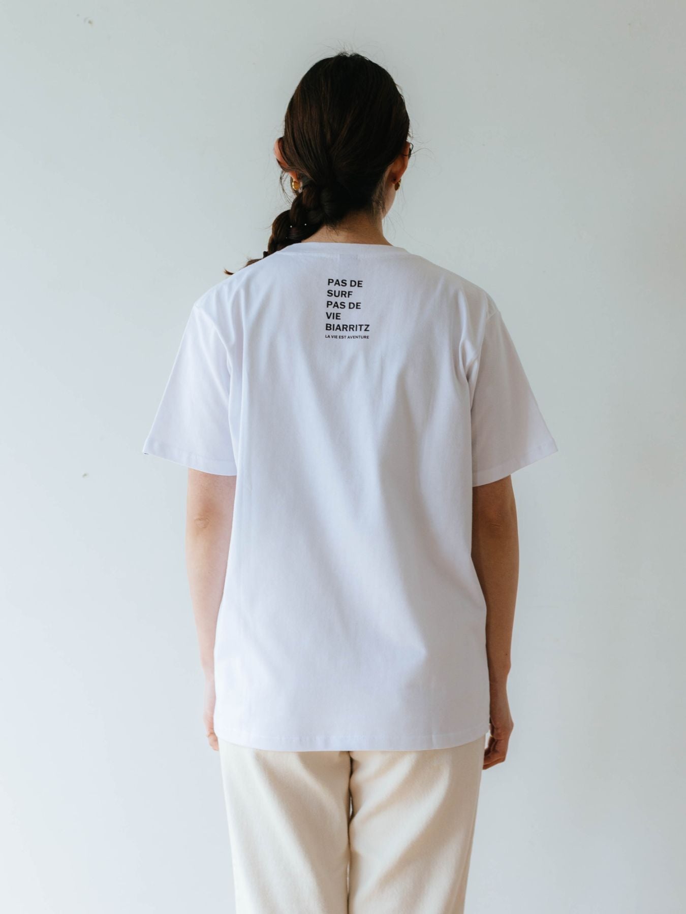LA VIE EST AVENTURE フレンチプリントTシャツ｜洋服｜オルネ ド
