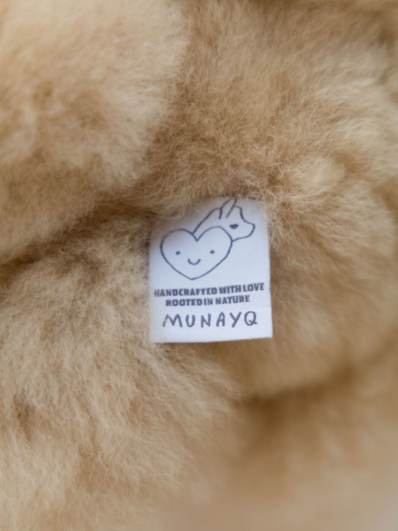 MUNAYQ ベビーアルパカ テディベア｜オブジェ・ぬいぐるみ｜オルネ ド