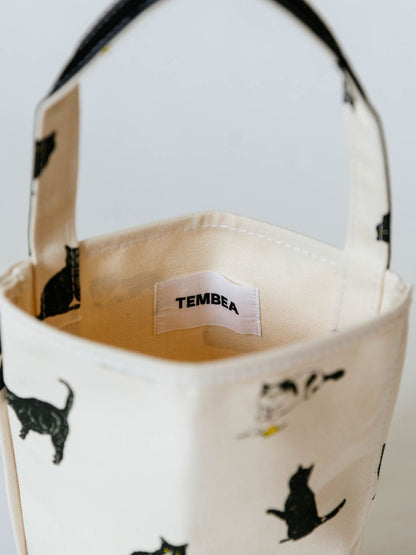 TEMBEA 巾着POCHETTE & BAGUETTE TOTE／BLACK CAT