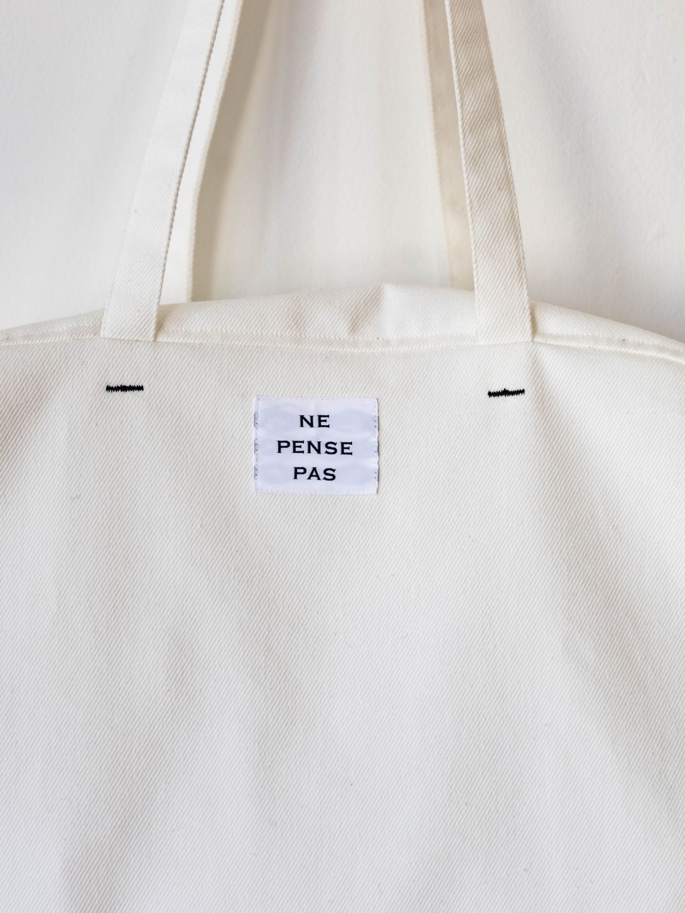 ne pense pas デニムボストンバッグ