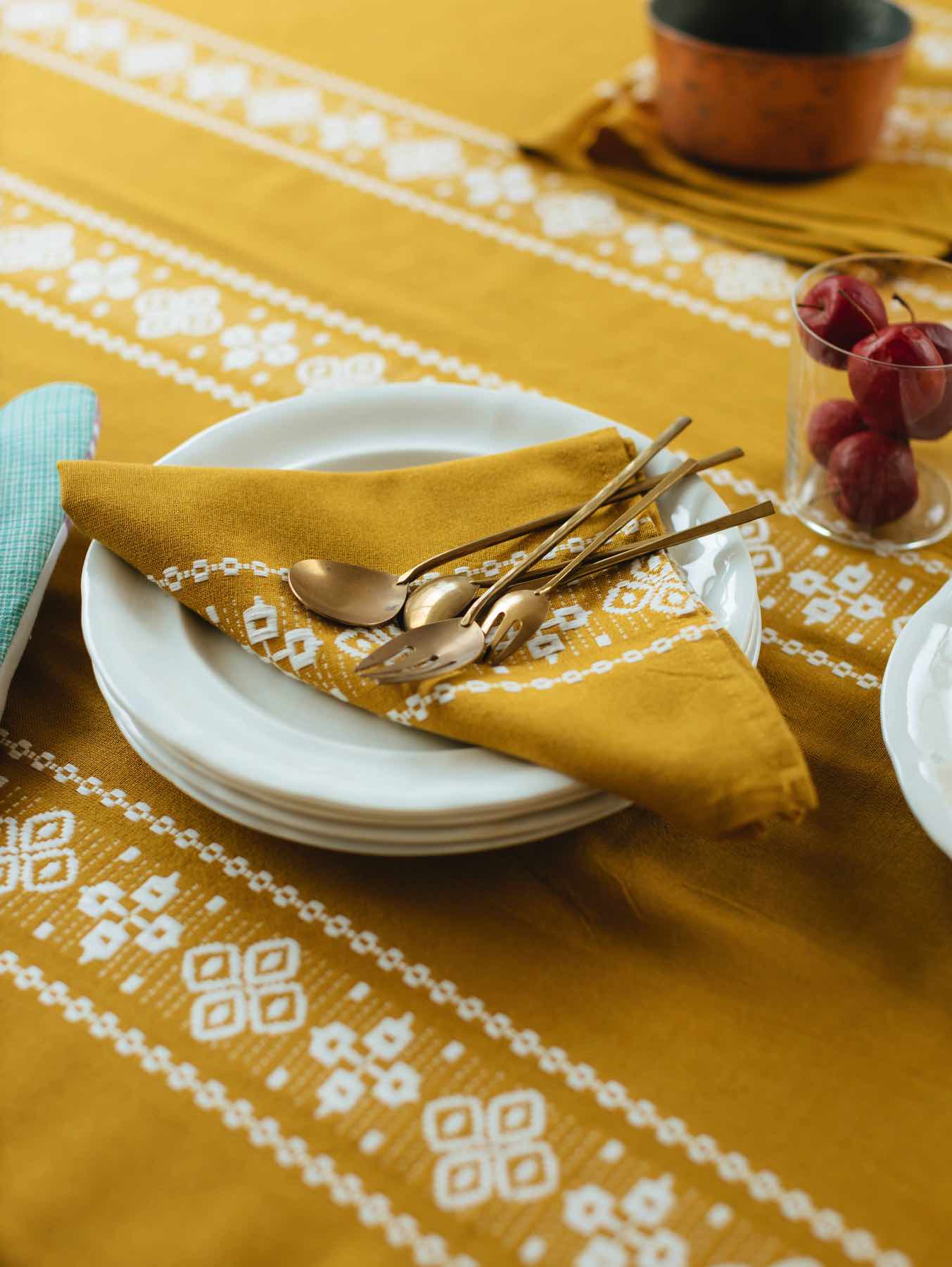 ENSEMBLE バスクモチーフナプキン｜エプロン・クロス｜オルネ ド