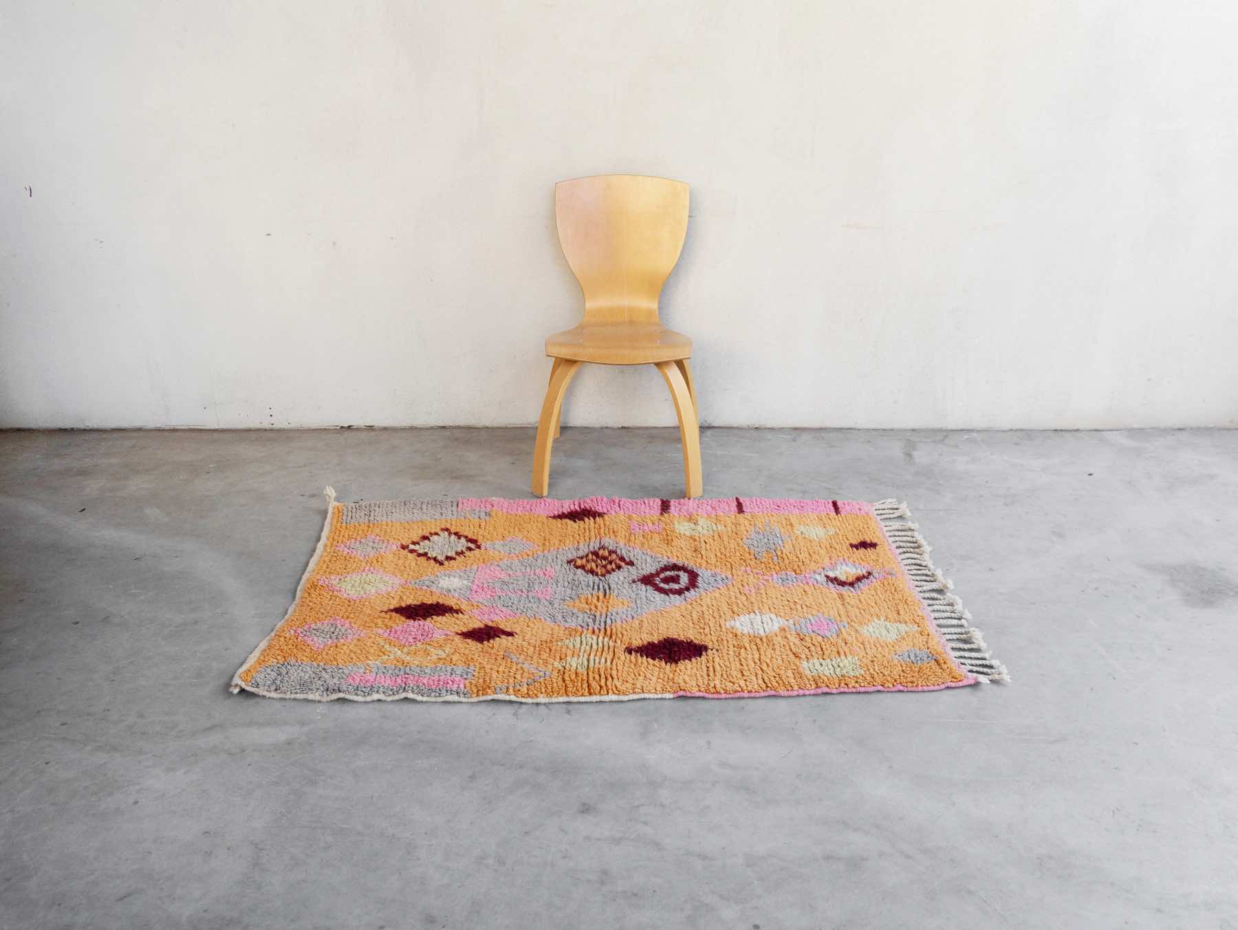 ブジャドラグ ヴィンテージ モロッコ ラグ 絨毯 カーペット マット