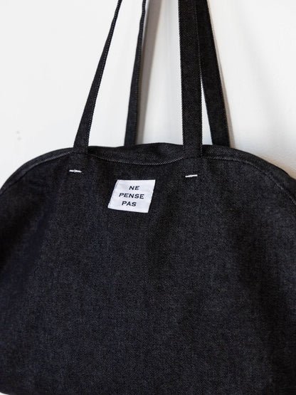 ne pense pas デニムボストンバッグ