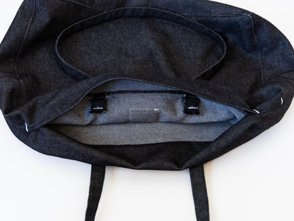 ne pense pas デニムボストンバッグ