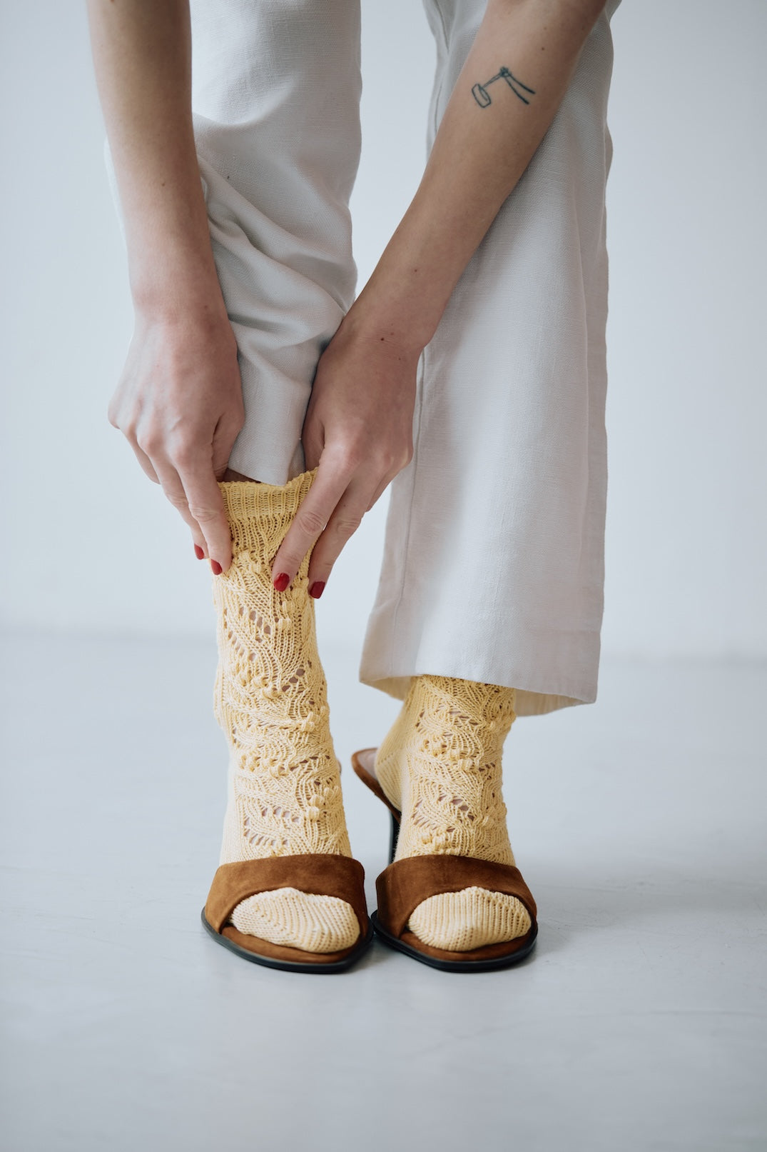 laceflowersocks／lily of the valley（ソックス）