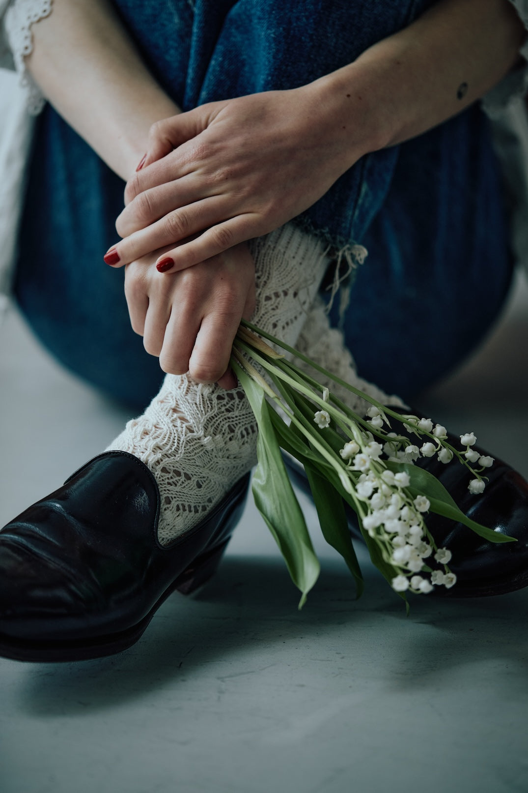 laceflowersocks／lily of the valley（ソックス）｜ハンカチ・靴下