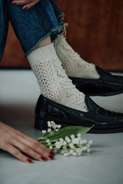 laceflowersocks／lily of the valley（ソックス）