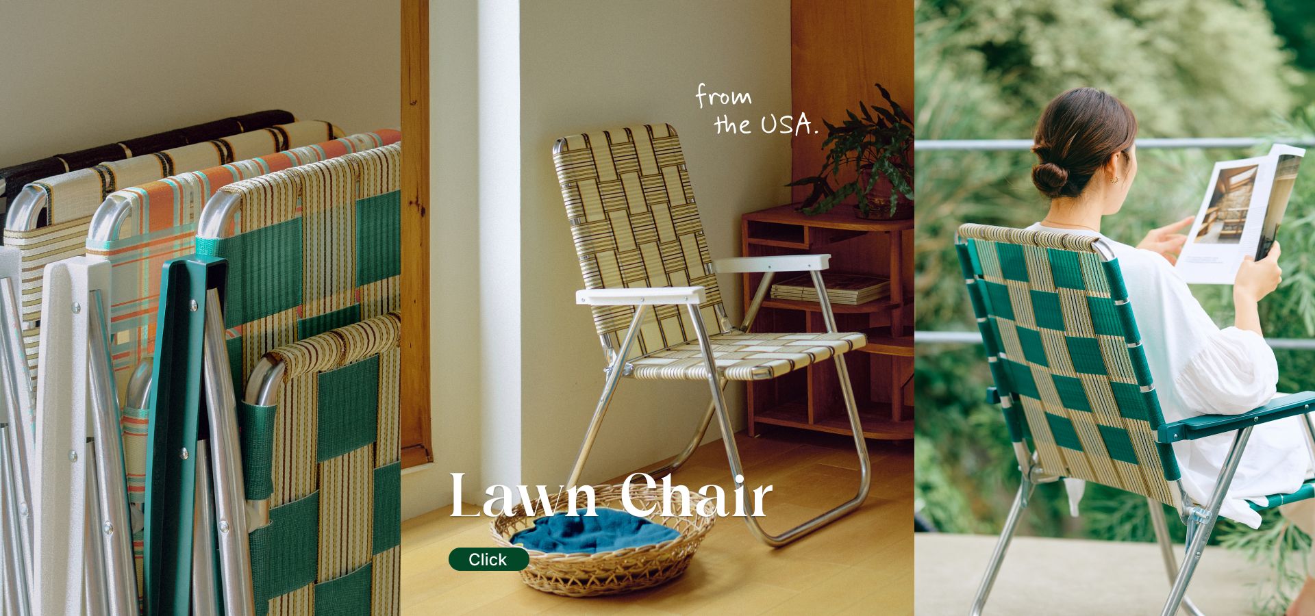 LAWN CHAIR 折りたたみチェア／CLASSIC CHAIR