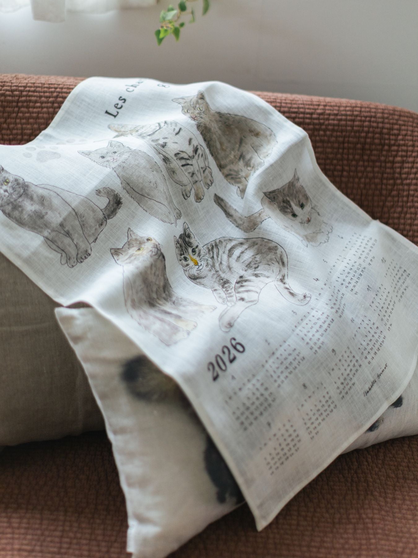 isabelle boinot × fog linen work 2026 リネンカレンダ－