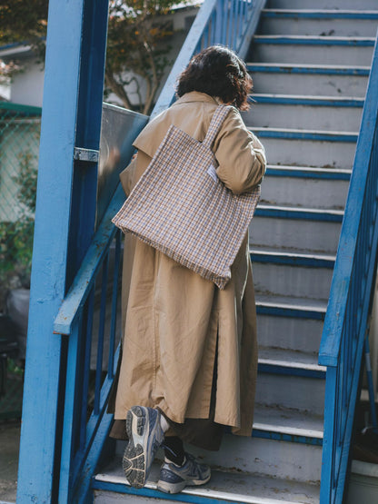 ne pense pas キルティングチェックバッグ