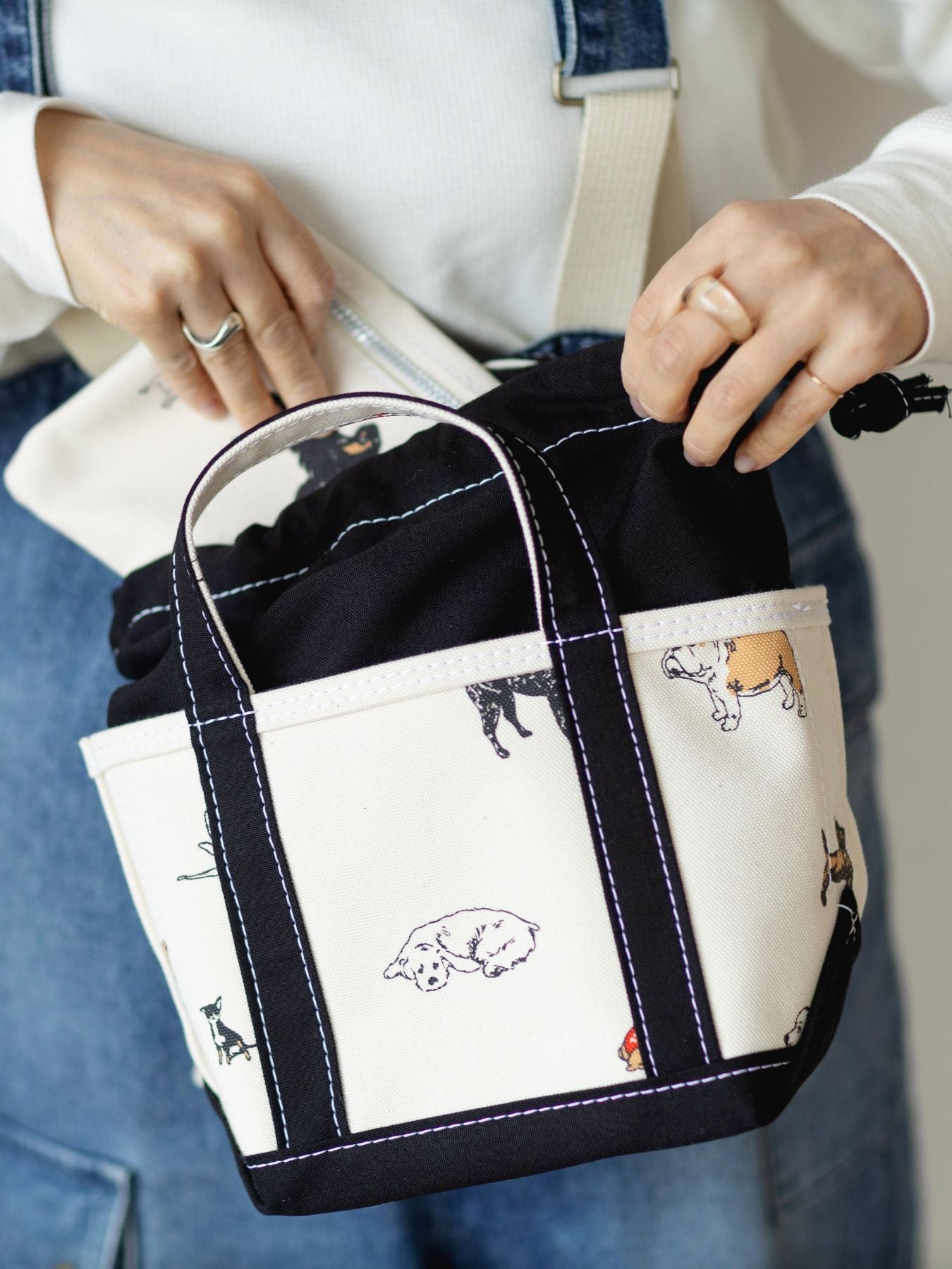 テンベア　トートバッグミニ　ドッグ TEMBEA バッグ TOTE BAG MINI／DOG｜バッグ｜オルネ ド フォイユ公式