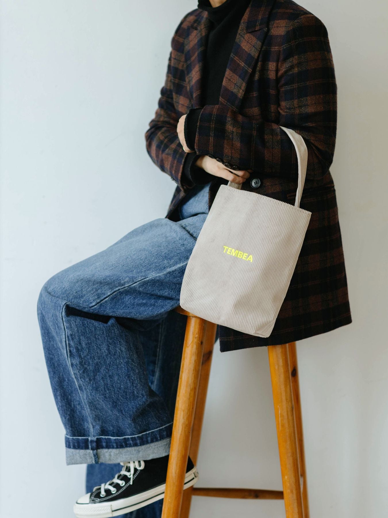 TEMBEA BAGUETTE TOTE MINI／CORDUROY