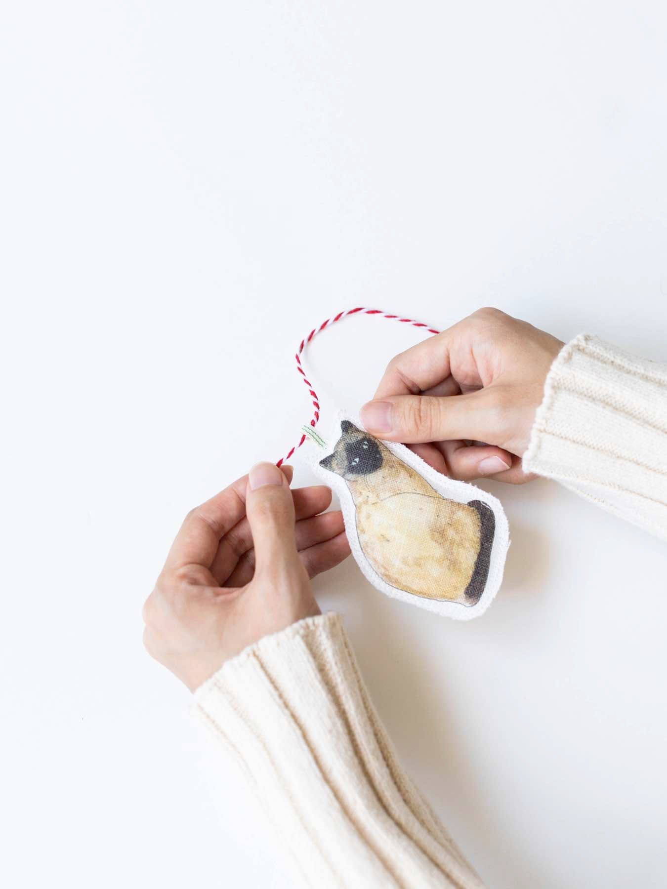 isabelle boinot × fog linen work 猫のオーナメント（3個セット）