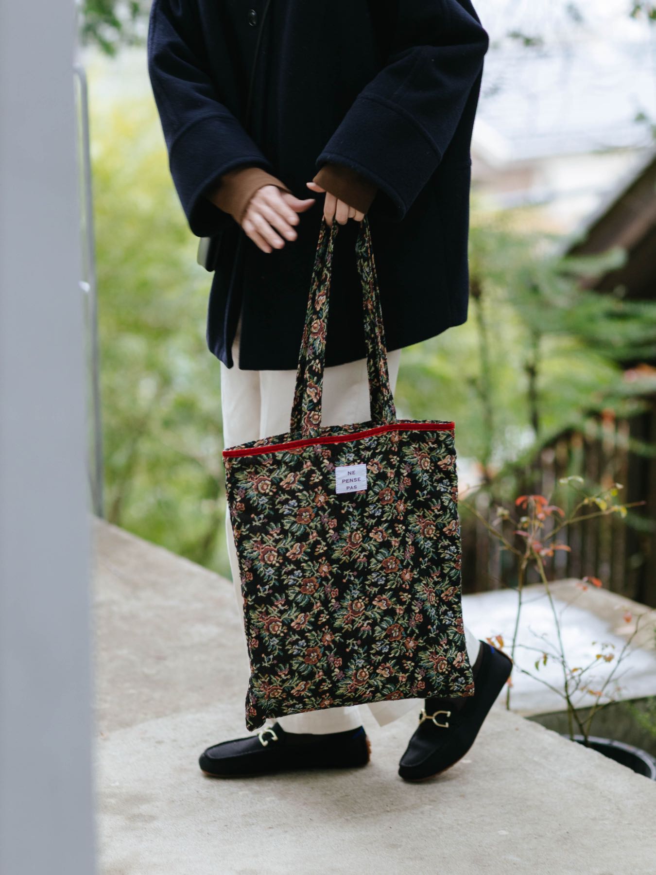 ne pense pas ゴブランバッグ